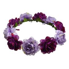 See more ideas about garland, flower garland wedding, garland wedding. Individual Fashion Women Wedding Hair Flower Garland Crowns Headband Floral Wreath Hair Band Purple Buy Online At Best Prices In Bangladesh Daraz Com Bd