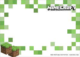 Maybe you would like to learn more about one of these? Free Printable Minecraft Birthday Party Kits Template Free Printable Birthday Invitation Templates Bagvania