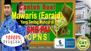 Contoh Soal Mawaris Yang Sering Muncul Di Skb Pai Cpns Youtube Di 2020 Pai
