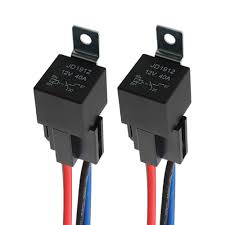 Locating the fuel pump relay iv. Qitindasen 2pcs Professional 4 Pin Car Relay 12v 40a Spst Waterproof Automotive Relay With Socket And Color Labeled Wires Harness For Car Truck Moto Boat Black Buy Online In Belize At Belize Desertcart Com Productid