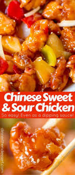 Sweet And Sour Chicken With Crispy Chicken Pineapple And Bell Peppers That Tastes Just Like Your Favorite Takeout P Easy Chinese Recipes Recipes Asian Recipes