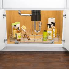 Maybe you would like to learn more about one of these? Amazon Com Lynk Professional U Shape Slide Out Under Sink Drawer 30w X 18d X 4h Inch Chrome Home Kitchen