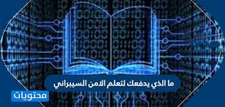 ما الذي يدفعك لتعلم الامن السيبراني موقع محتويات