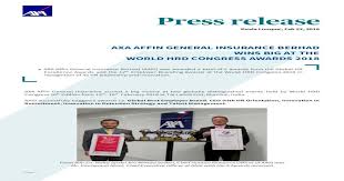 Axa demonstrates its strength in an unprecedented crisis. Axa Affin General Insurance Berhad Wins 2 The Awards Aim To Recognise Exemplary Hr Leaders For Developing Pdf Document