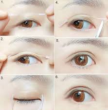 How To Create Bigger Eyes With Double Eyelid Trick Alldaychic Bigger Eyes Big Eyes Makeup Double Eyelid