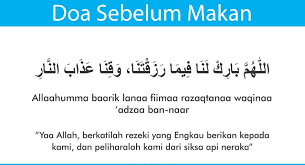 Kumpulan doa agama islam, lengkap dari doa pagi hingga doa malam hari. Doa Sebelum Dan Sesudah Makan Bahasa Arab Latin Dan Artinya