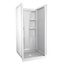 A fully customizable storage system, it features movable accessories that make keeping everything right in its place easy. Delta Hycroft Procrylic 36 W X 36 D X 78 H White Shower With Center Drain 4 Piece At Menards