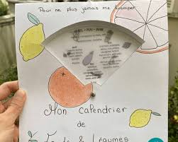 Le Lab Mobile Tuto Diy Calendrier Rotatif Fruits Et Legumes De Saison