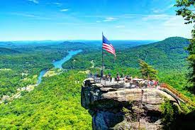 Chimney rock has been a location of many love stories. Chimney Rock Park Nc
