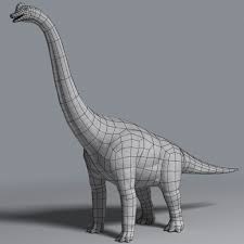3d Brachiosaurus Sauropod Model Brachiosaurus Model 3d Model