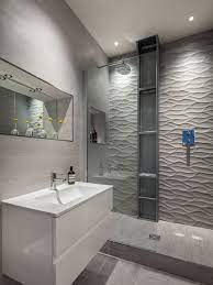 Contemporary bathroom light travertine mosaic window mosaic accents. 18 Wave Tiles Ideas Tile Bathroom Bathroom Design Bathrooms Remodel