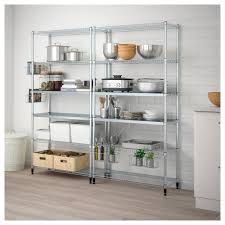 Omar 2 Section Shelving Unit Width 77 1 2 Ikea Ikea Omar Shelving Shelving Unit