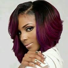 15 Chic Short Bob Hairstyles Black Women Haircut Designs Popular Haircuts Magenta Hair Magenta Hair Colors Hair