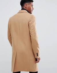 Asos menswear shuts down the new season with. Asos Design Wool Mix Overcoat In Camel Tan From Asos On 21 Buttons