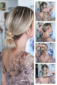 7 steps hairstyle instructions elegant bun in the neck braids life joyeux noel20 easy hairstyles elegant bun elegant hairstyles