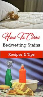 Urine stains use a dry towel, cloth, or paper towels to lightly blot up the excess urine, then strip the bed. How To Clean Bedwetting Urine Stains From Mattresses