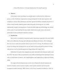 There are lots of nursing literature review ideas available and it is up to you to pick the one that will suit you the best. Pdf Clinical Peer Review A Concept Analysis From Nursing Perspectives