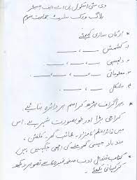 urdu blog worksheet class 3 pg1 paf juniors