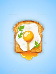 Food worth waking up for. Sandwich With Fried Egg Food Art Fried Egg Food Illustrations
