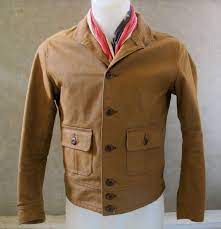 Mister Freedom Sugar Cane Blouson Brown Duck El Americano Jacket Leather Jacket Blouson Clothes