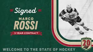 Marco rossi (born 9 september 1964) is an italian football manager and former player, who is currently the manager of the hungarian national football team. Wild Signs Forward Marco Rossi To A Three Year Entry Level Contract