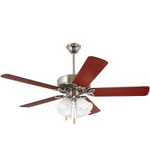 Emerson pro series ceiling fan (cf711ors) it is a low profile emerson ceiling fans that can be installed indoors and comes with high airflow. Emerson Cf711bs Pro Series Ii 50 Inch Brushed Steel With Dark Cherry Mahogany Blades Indoor Ceiling Fan