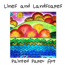 Lines And Landscapes Painted Paper Art Learn how to draw natural scenery pictures using these outlines or 1280x720 natural scenery drawings for children drawn scenery easy. lines and landscapes painted paper art