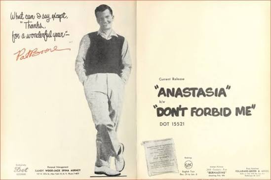 Pat Boone - Don't Forbid Me / Anastasia - Dot - USA - 45-15521 - 7" Single  - 45cat