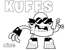 Mixel Coloring Page My Little Corner Coloring Pages Color Kiddos