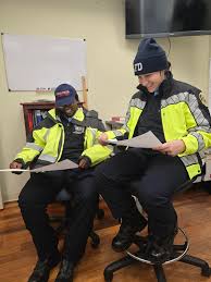 Recruits Magana and Brooks are learning all about Code Enforcement in the  Fire Marshal's Office. Thank you Lieutenant Tony Williams and Fire  Protection Engineer Chuck Ruth for taking them under your wings