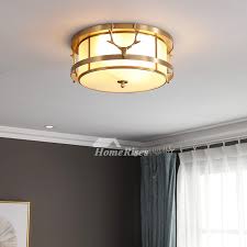 Here we have best ceiling lights for bedroom under reasonable price. Antlers Creative Ceiling Light Bedroom Study Room Brass Gold Frosted Glass Lampshade Round Living Room