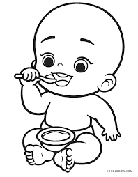 Color pictures, email pictures, and more with these baby coloring pages. Free Printable Baby Coloring Pages For Kids