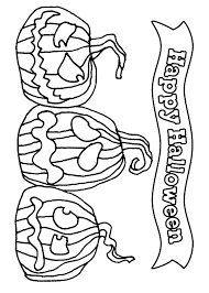 Discover hellokids free online halloween coloring pages for kids. Free Happy Halloween Coloring Pages To Print Coloring4free Coloring4free Com