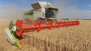 The objective is the harvest of the crop; Video Claas Launches Largest Lexion Combine Harvester Ever News Farmers Guardian