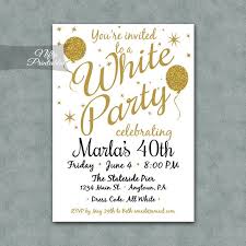 Black And White Dinner Party Attire White Party Invitation Printable White Gold Black Tie Event Invitations All White Party Invites G White Party Party Invitations Printable All White Party