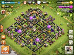 Where are the th9 links in clash of clans? Town Hall 9 Trophy Base Official Website For Defiance