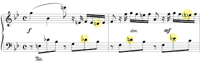 Accidentals are signs in the score indicating the change ( alteration ) of a master tone. Onmusic Dictionary Term