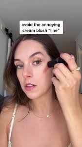 try this and you’ll never struggle with cream makeup again 🤝 #creammakeup  #creamblush #makeuptok #makeuptips #makeupblending