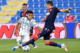 Achraf hakimi (inter milan) left footed shot from the centre of the box to the centre of the goal. 3luosj 26mua2m