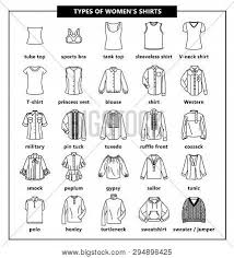 Jacalin, jacalynn, jackalin, jackalinne and jacketta are more rarefied as girls' names among the variations of jacqueline. Types Women Shirts Vector Photo Free Trial Bigstock
