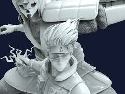 Naruto Uchiha Sasuke 3d Printing Model Stl In 2020 Sasuke Uchiha Uchiha Sasuke