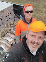 8 bunnies for today. 5 cottontails 3 bluetails. Dogs ran well.