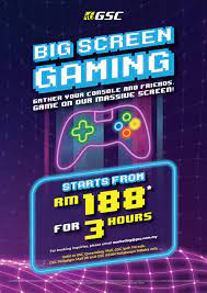 Gsc ipoh parade, ipoh, peraki osariik, malaisia 4.3. Gsc Play Your Console Games In The Cinema From Rm188