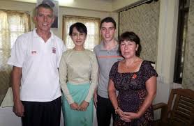 Aung san suu kyi is the face of democracy and rights in burma. Gosforth Teen Visits Aung San Suu Kyi In Burma Chronicle Live