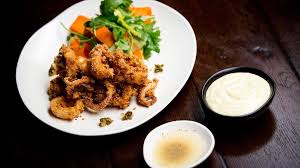 Lemon Inspired Crumbed Calamari Recipe Masterchef Recipes Recipes Calamari
