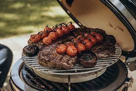 Preheat lynx grill to high or 500°f in a small bowl or cup, mix olive oil, garlic cloves, and thyme. Rib Eye Steak The Monolith Kamado Grill Recipes From Our Chef