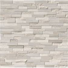 Use to create stunning fireplace accent walls, backsplashes, and even shower and bathtub surrounds. Msi Whiteoak 6 X 18 Marble Stacked Stone Wayfair