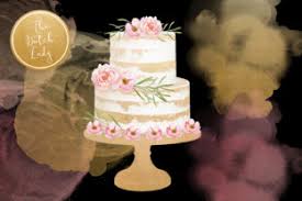 Browse this featured selection from the web for use in websites, blogs, social media and your other products. Naked Layered Wedding Cake Clipart Grafik Von Daphnepopuliers Creative Fabrica