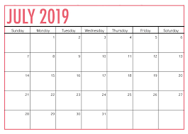 July 2019 Calendar With Holidays Canada 2019 Calendar 2019 Calendar Canada Calendar