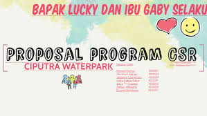 Corporate reputation, corporate social responsibility, pt. Proposal Program Csr By Abraham Adrian